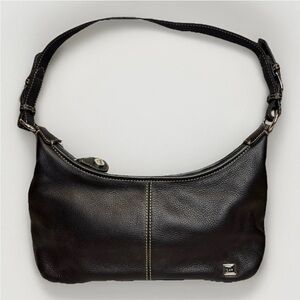The Sak Black Leather Hobo Shoulder Bag #5699